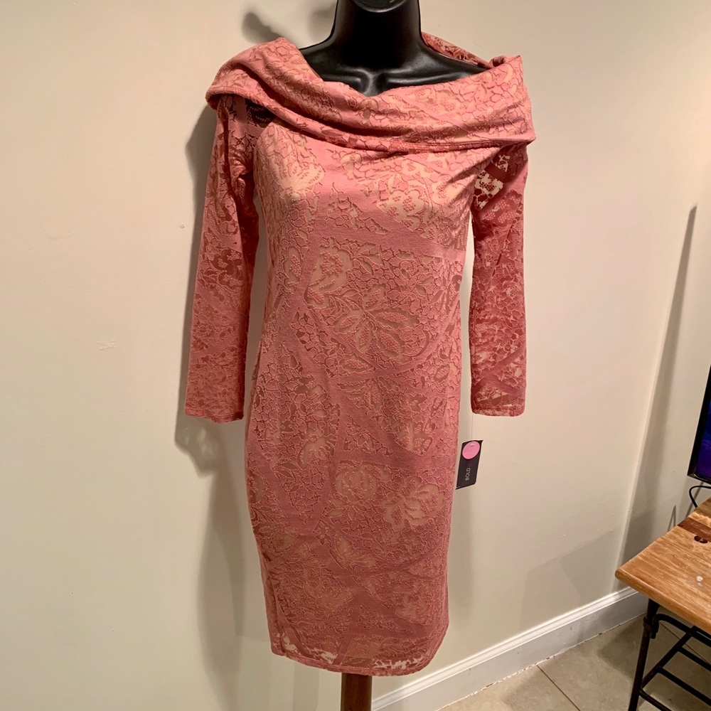 Bold Elements New w/tag Mauve Lace Dress